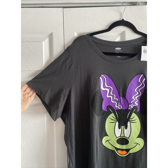 Old Navy Disney Womens 3X Frankenstein Minnie Graphic Tee New‎ - Picture 4 of 6